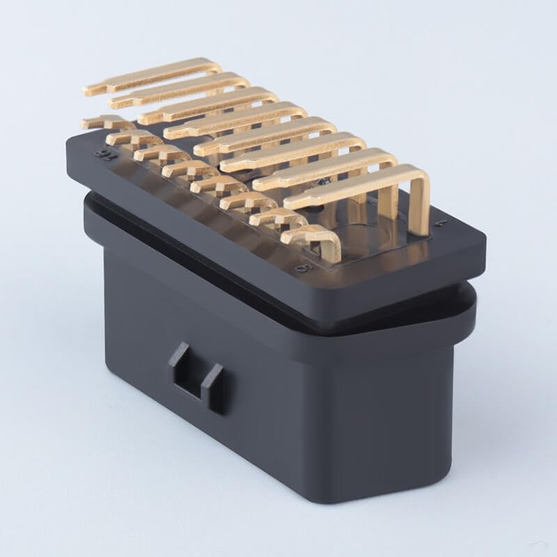 OBD2 16 Pin 90° Right Angle Female OBD Connector OBD2 Gold Plated Plug J1962F Diagnostic