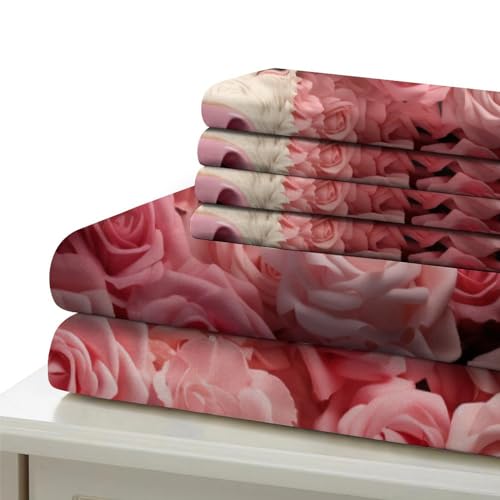 Housse de couette Cochon Rose imprimé 3D parure de lit 200x200