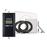 Uniden U65P 4G Home/Office Ft. Professional Cellular Signal Booster Kit with Yagi Directional Antenna, Up to 5,000 Sq. Plus Free Surge Arrestor and Mounting Pole