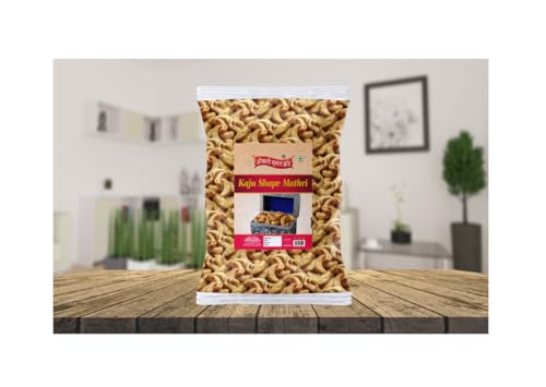 Image of OKHLI MUSAL BRAND Snack-Mathri Rajasthani Homemade Ajwain Black Paper Kaju Namkeen Mathi, Indian Masala Crispy Khasta Matthi, Healthy and Hygienic Snacks, Delightful Ready to Eat Mathri-900g*2Pack