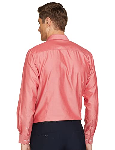 Image of Max Men Cotton Solid Slim Fit Oxford Shirt