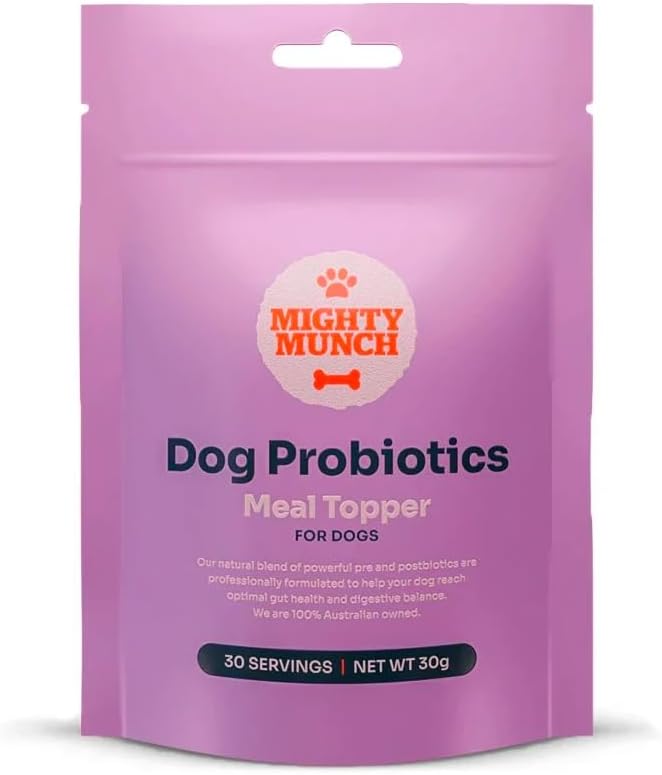Mighty Munch Dog Probiotics • Optimal Gut Health • Digestive Balance