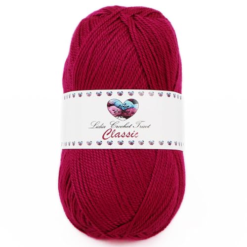 Classic- hilo de lana, lana acrílico, hilo de tejer, hilo de ganchillo (100 gr/ovillo ; 16 colores) (empresa española/envío desde España) (09)