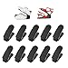 10 x Deuline® Verstellbarer Schuhregal Schuhstapler schuhaufbewahrung Schuhorganizer Schuhhalter Farbe: Schwarz 521117
