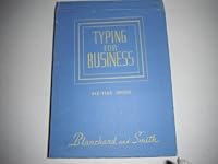 Typing for business and personal use: One-year course B0007F2UGK Book Cover