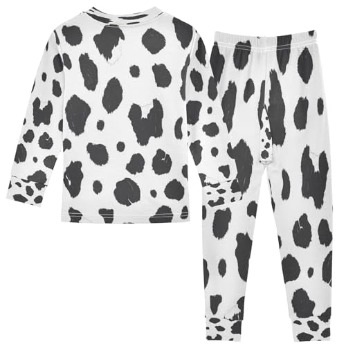 Pajama Sets Long Sleeve Country Cow Animal Soft Comfy Sleepwear 2 Piece PJS 3-8T3