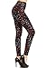 Leggings Depot Women's Fall/Winter Ultra Soft Popular Best Printed Fashion Leggings BAT17 (One Size (Size 0-12), Star Trend)