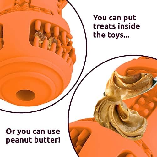 Miniatura 5 de SIMENA Juguete masticable resistente para perros, juguete de dentición natural para razas medianas, juguete masticable resistente y duradero,