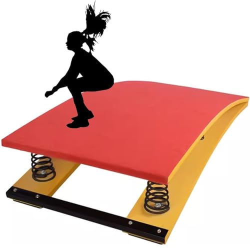 Tremplin de gymnastique incurvé pour amortir les chocs du saut