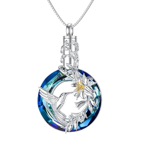 Bijoux en argent sterling 925 arbre de vie collier urne de prestige pour femme