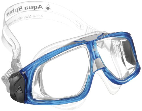 Aqua Lung America Seal Mask with Clear Lens, Blue
