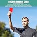 YOLUFER 12pcs Professional Referee Cards Red Cards and Yellow Cards Soccer Referee Cards Judge Cards Referee Accessory for Soccer Sport Competition