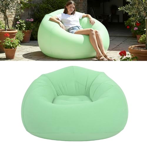 Chaise gonflable Topiky verte pour bronzer confortablement a la plage - 5