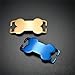 AOOOWER Dog Collar Bone Shaped Name Label 10pcs Pet Collar Metal Pendant for Outdoor Activity Antilost Pet Name Plat