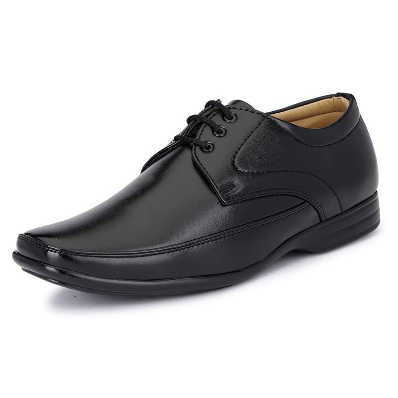 Amble Black Vegan Leather Lace Up Formal Shoes for Men - 7 UK (B09TMXN8M7) Amazon Price History, Amazon Price Tracker