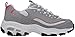 Skechers Women's D'Lites Original Lace-Up Sneaker, Grey/Pink, 9 M US