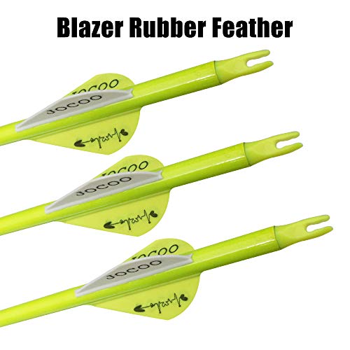 image for Jocoo 12PK 30Inch Carbon Arrow Practice Hunting Arrows with Removable 