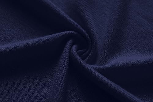Arshiner Mädchen offener Vorderseite Strickjacke Bolero Kinder Lange Ärmel Schulterjacke Bolerojacke für Einschulung & Taufkleider Navy Blau 140