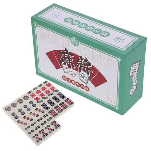 Jeu de mahjong portable mini avec tapis de table de voyage ultra léger
