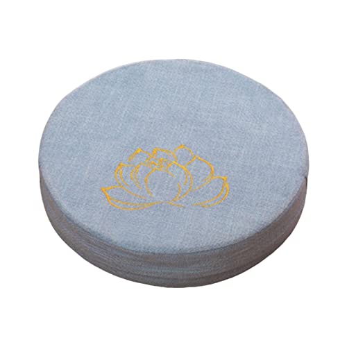 Fenteer Cojín de Y Meditación, Almohada para Meditación, Almohada de Suelo para Meditación, Oración Al Aire Libre, Sala de Estar, Celeste 6cm, Individual