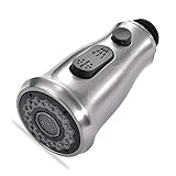 G1/2 Male Kitchen Faucet Pull-Out Spray Head 0.8 inch Replacement Part Brushed Nickel Peppermint