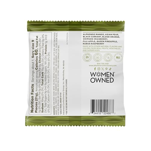 Albanese World's Best True to Fruit – Exotic Fruits Gummies, 0.75oz Bag of Gummy Candy, Pack of 200 - Thumbnail 2