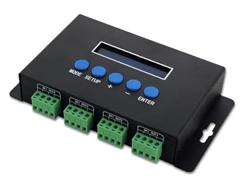 ALADDINLUX BC-204; Artnet to SPI/DMX pixel light controller; Ethernet protocol input; 680 pixels*4 channels + one port (1X512 channels) output;