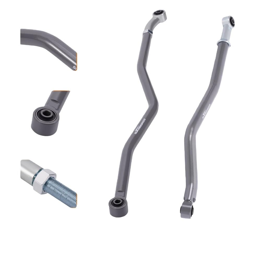 2 sztuk/zestaw przedni tylny regulowany drążek Panhard 0 "-6" kompatybilny z Jeep Wrangler JK 07-2018 3.8L