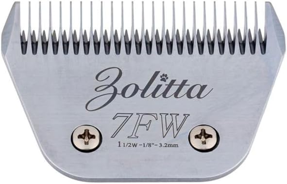 7FW Elite Premium Professional Wide Clipper Blade, A5 Type High-Carbon Steel Attachment for Fast Dog and Cat Grooming