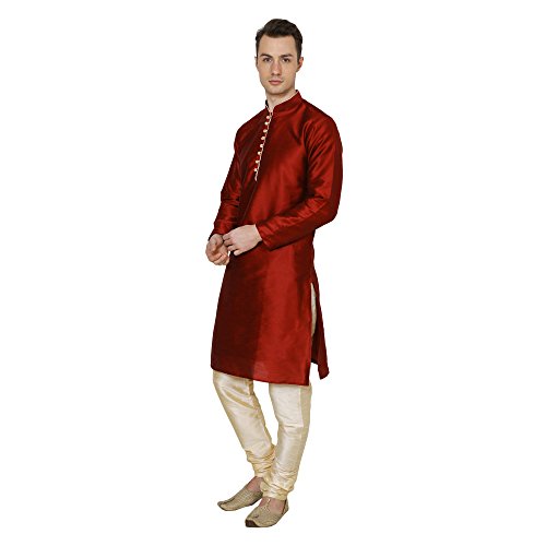 Image of Royal Kurta Men's Silk Blend Kurta Pyjama Set