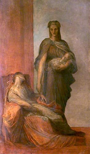 Tableaux sur toile George Frederic Watts de qualité supérieure, affiche d'art 60x90cm