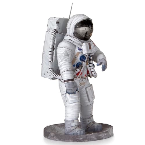 Fascinations Metal Earth Premium Series Apollo 11 Astronaut 3D Metal Model Kit Bundle with Tweezers - Image 8