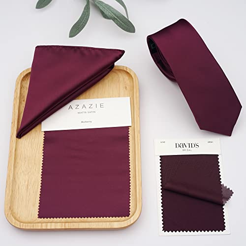 Image of Classic Tie and Pocket Square Set for Men, 3.2-Inch Standard Width