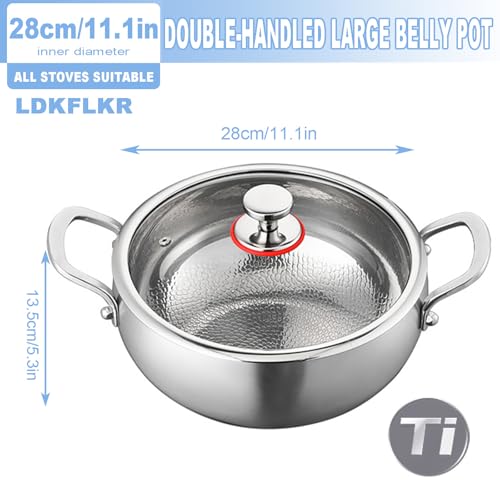 Wok de Titanio 28 cm Antiadherente con Tapa y Cepillo miniatura 2