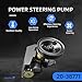 Loautong Power Steering Pump with Pulley, for Jeep Cherokee XJ 1996-2001, for Wrangler TJ 1997-2003, 4.0L L6, Power Assist Pump Replace# 20-38771, 2038771, 52087871, 86-00274, RL087871AE