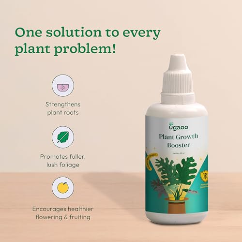 Image of UGAOO Plant Booster for Speed Growth Combo Pack (3 x 50 ml) | Plant Growth Booster Liquid & Organic Plant Booster Liquid Fertilizer | Liquid Fertilizer for Indoor Plants Home Garden & Flower Plants