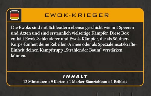 Star Wars: Legion Ewok Warriors - Juego de estrategia tablero miniatura 5