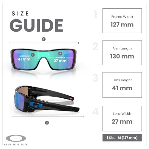 OAKLEY Batwolf OO9101 Rectangle Sunglasses for Men+ Bundle Accessory Leash Kit, Microfiber Pouch4