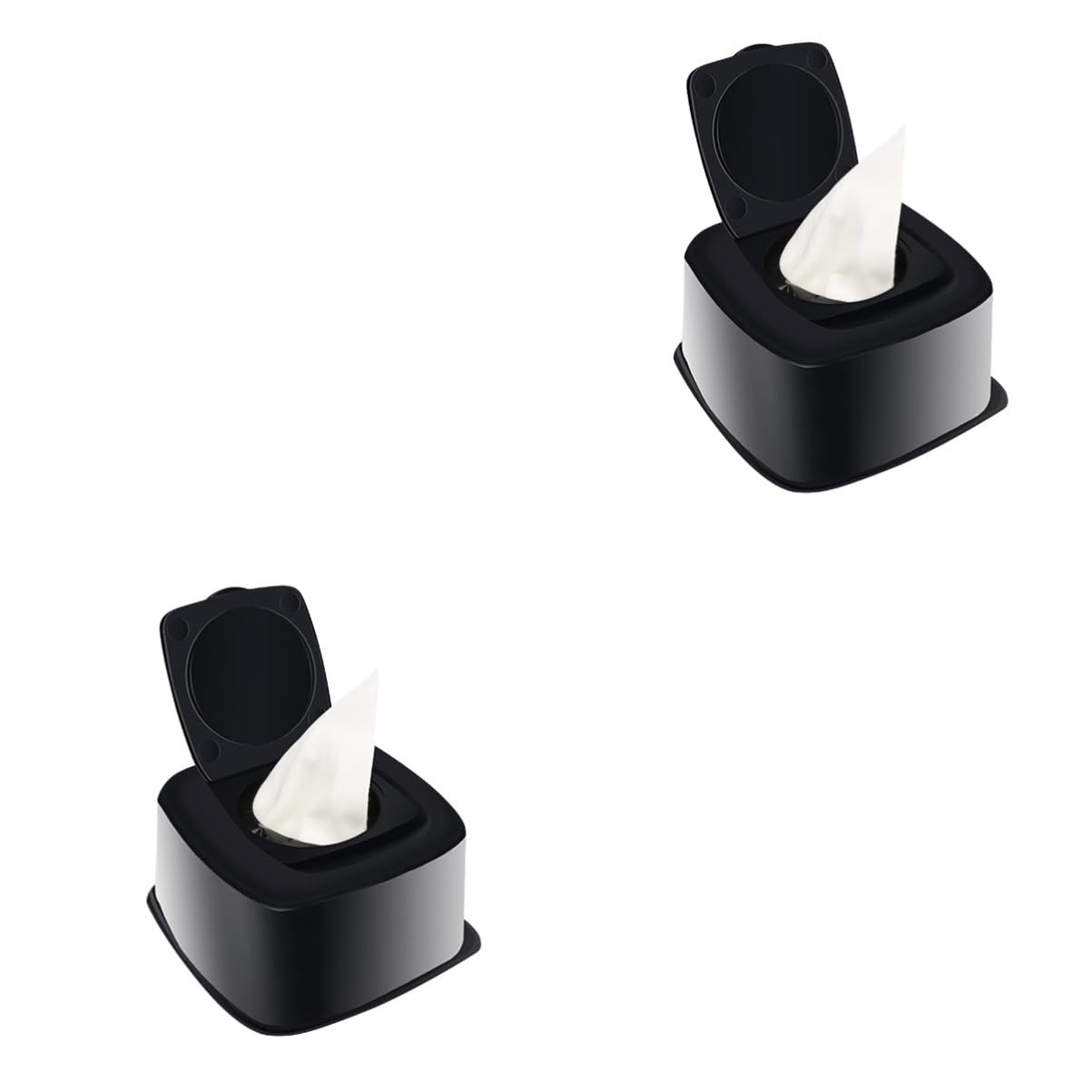 FRCOLOR Gesichtstücher Zum Schminken Tücher 2 Stk Make-up-tücher Feuchttücher Make-up-reinigungstücher Kunststoff-box Gesicht Gesichtstücher