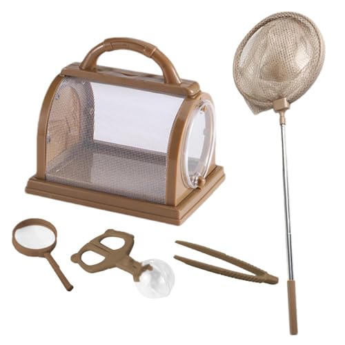 Critter Case, Gabbia a farfalla – Contenitore educativo per animali | Nature Explore Toy, giocattolo per osservatori di per bambini, casetta portatile per il giardino di casa all'aperto