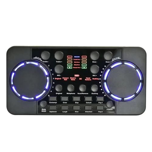 Mixer Bluetooth de studio avec réduction de bruit active pour chanter sur smartphone