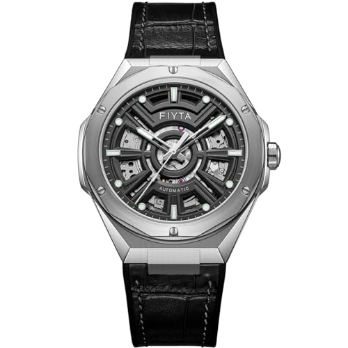 Montre de sport automatique en acier inoxydable FIYTA Extreme Series 44,5 mm