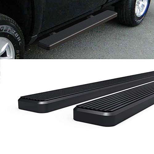 Estribos laterales negros para Chevy Silverado y GMC Sierra miniatura 6