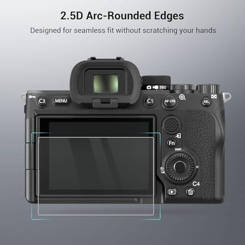 Image of VERTUS Premium Tempered Glass Screen Protector for Sony Alpha A6700 A7CII A7CR A7M4 A7M 4 A7IV A7IV A7MIV ZV-E1 Camera || Anti Scratch || Edge to Edge Protection || 9H Hardness Ultra HD