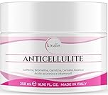 Crema Anticellulite Forte, 250 ml Crema Corpo Rassodante PROFESSIONALE, Anticellulite Drenante Per Cosce E Glutei, Cellulite, Pancia E Fianchi, Made in Italy