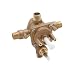 Rohl RMV-2 Modular Pbv 4 Port Pressure Balance Rough Valve Only with Integrated Service Stop Valves