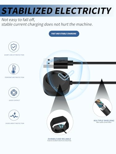 Cable de carga para Amazfit Helio base USB estable 2