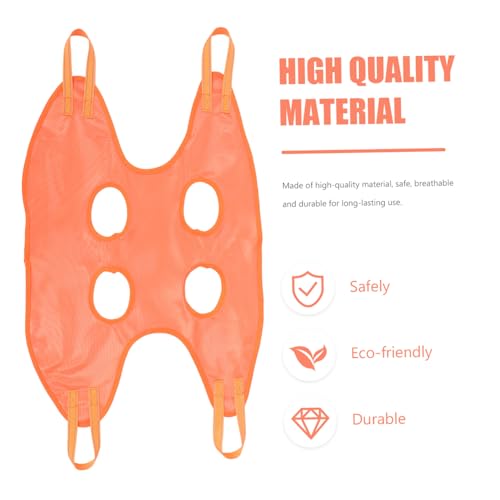Hamac de toilettage S orange pour chat et chien | Support d'immobilisation pour coupe des griffes