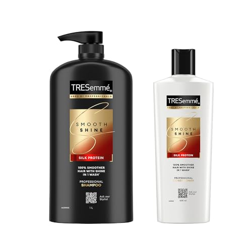 TRESemme Smooth & Shine Kit for Silky Hair – 1L Shampoo and 335ml Conditioner