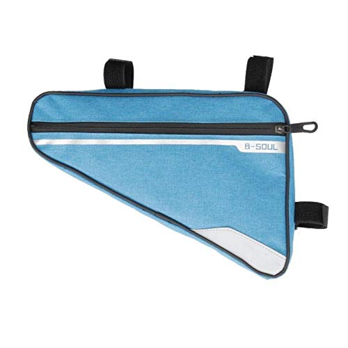 Removable bag Bike Bag Triangle Bicycle Movement Tube Frame Bag Outside Triangle Bicycle Front Bag Mountain Bike Cycling Pouch Frame Bag (Color : Blue)